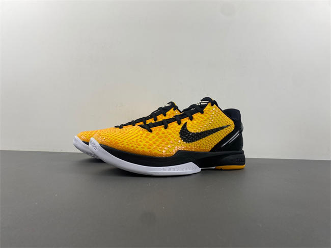 NIKE KOBE 6 PROTRO “LIGHTBULB” BLACK YELLOW   429659-700