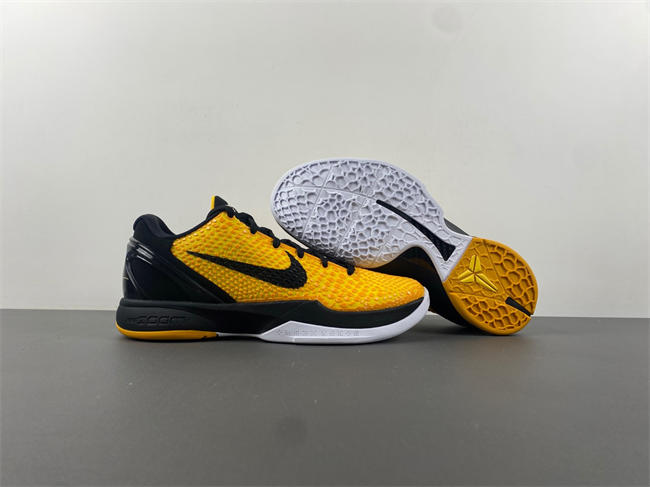 NIKE KOBE 6 PROTRO “LIGHTBULB” BLACK YELLOW   429659-700