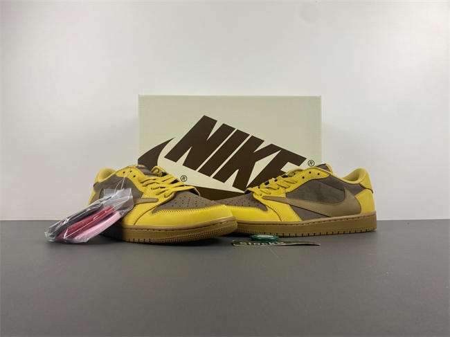 TRAVIS SCOTT JORDAN 1 LOW OG SP ‘DRAB BROWN’ DM7866-665