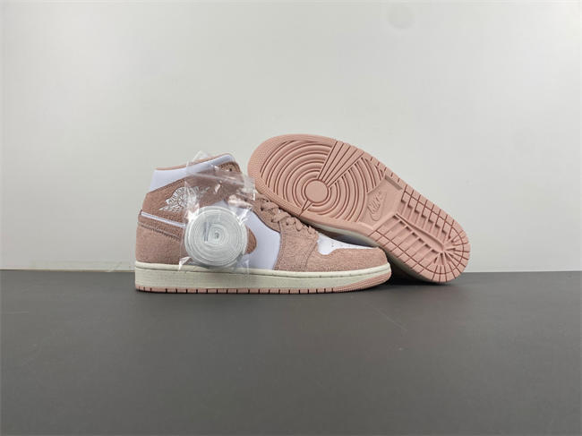 AIR JORDAN 1 MID SE "LEGEND PINK" GS SHOES  FN7432-161